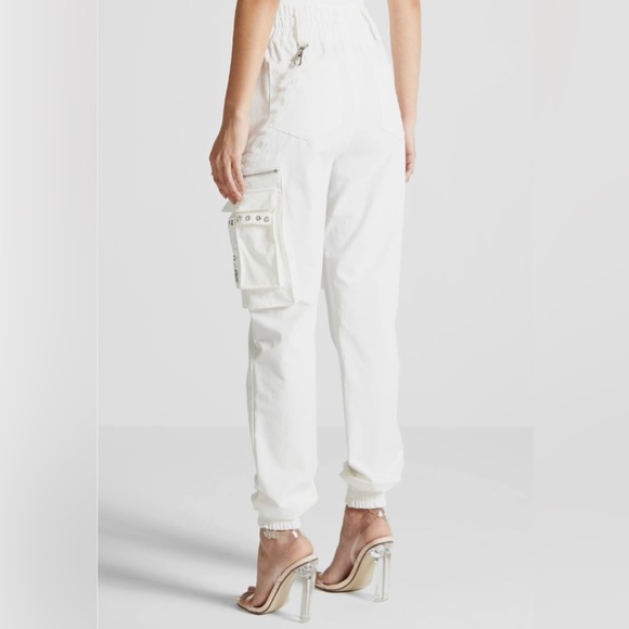 Maniere de Voir Off-White Cargo Pants With Frosted Chain US4 - New - Picture 3 of 7